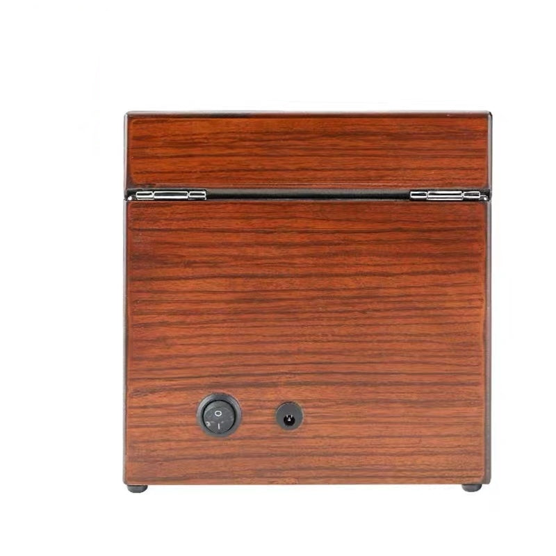 Automatic Wooden Double Watch Winder Box With Lock , Powered by Japanese Mabuchi Motor