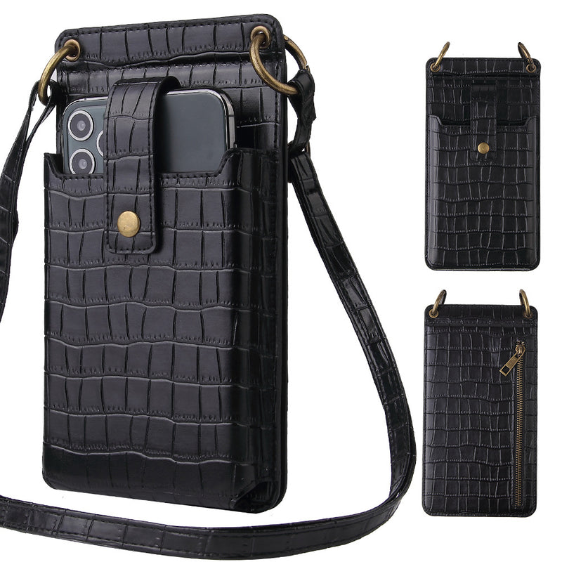 Transparent Touch Screen Cell Phone Purse Smartphone Wallet Shoulder Strap  Handbag PU Leather Casual Crossbody Bags Women - AliExpress