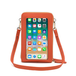 Touch Screen  Lightweight Crossbody Cellphone Purse, RFID Blocking Wallet with Card Slots