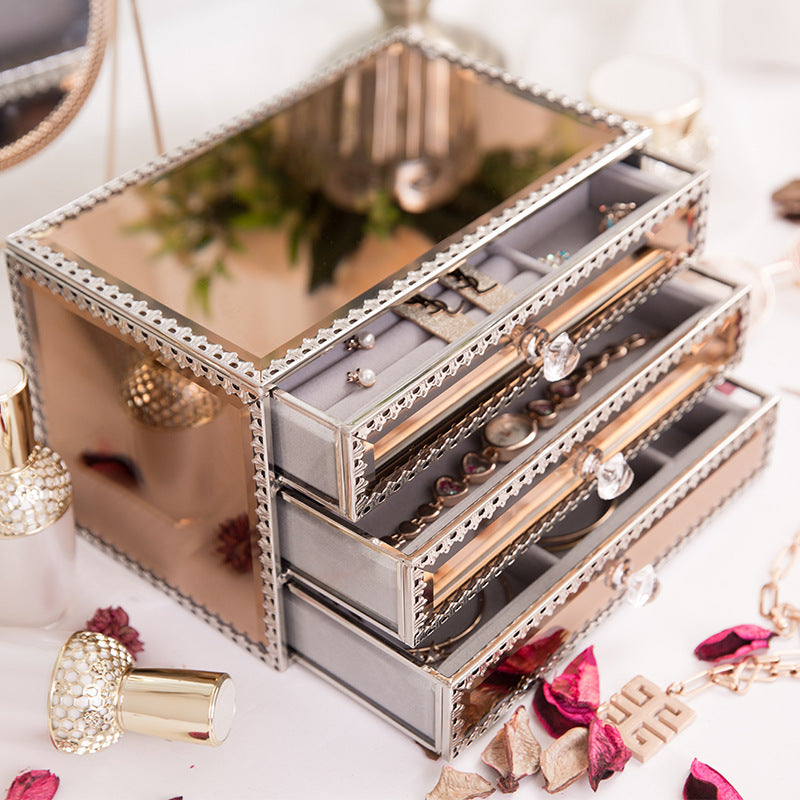 Jewelry Gift Box-Champagne & Gold