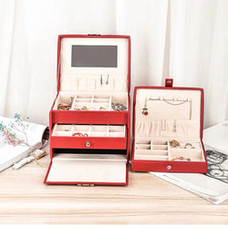 Jewelry Box With Lock included a portable jewelry case - Nillishome